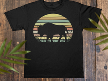 Load image into Gallery viewer, Great American Bison Buffalo Vintage Retro Sunset Unisex T-Shirt Unisex Classic T-Shirt - E.G. Supplies, LLC 
