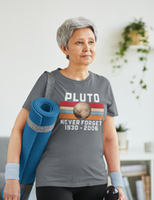 Load image into Gallery viewer, Pluto Never Forget 1930 - 2006 Unisex Classic T-Shirt - E.G. Supplies 
