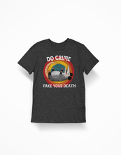 Load image into Gallery viewer, Dead Opossum Do Crime Fake Your Death Unisex Classic T-Shirt, Cute Opossum, Meme Tee
