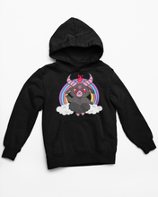 Load image into Gallery viewer, Pastel Goth Nu Goth Baby Baphomet Kawaii Clouds Hoodie
