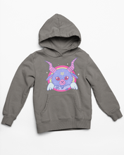Load image into Gallery viewer, Pastel Goth Nu Goth Baby Baphomet Kawaii Rainbow Hoodie
