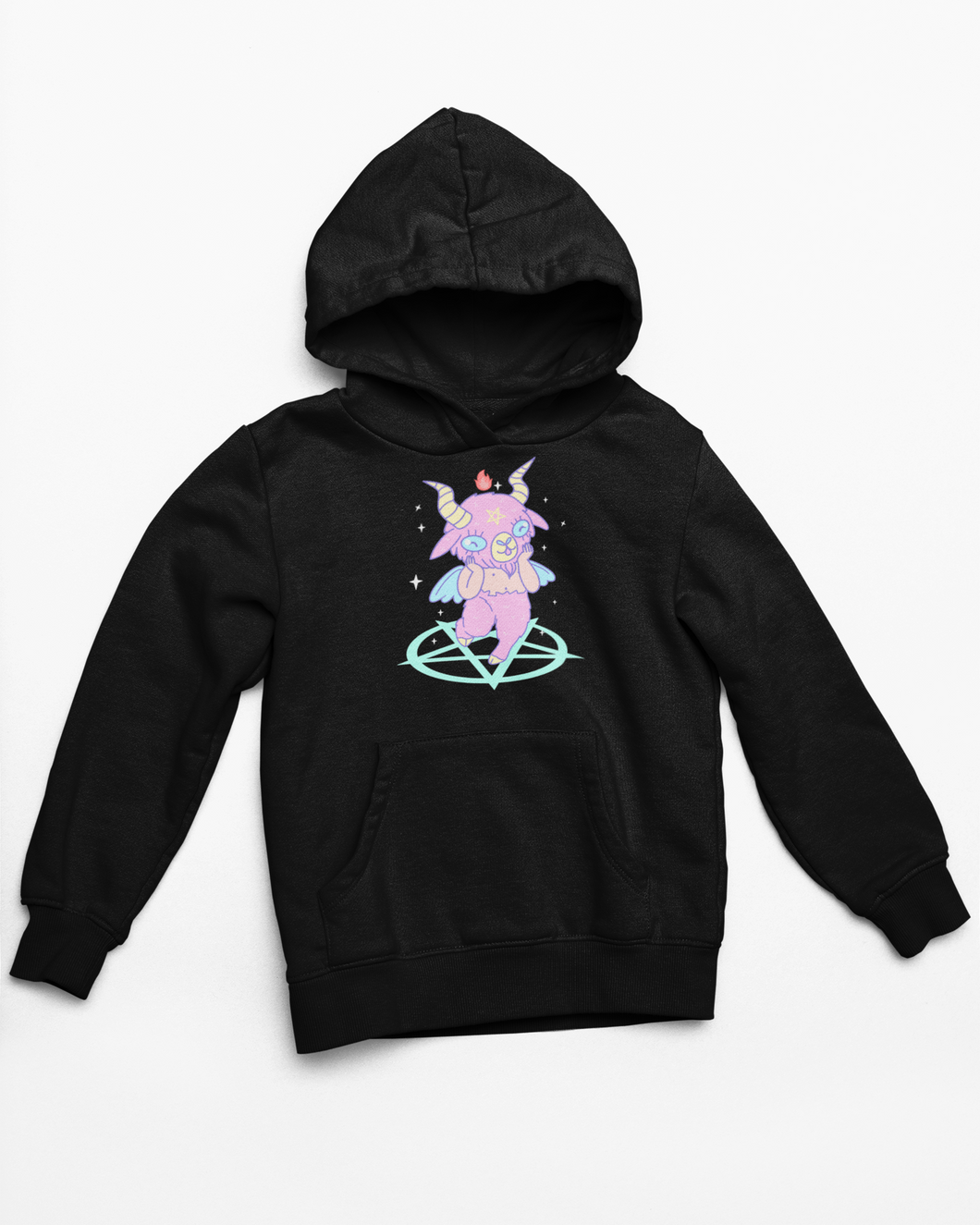 Pastel Goth Nu Goth Baby Baphomet Kawaii Hoodie