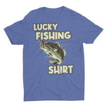 Load image into Gallery viewer, Lucky Fishing Shirt Fishing Pole Gift Shirt
