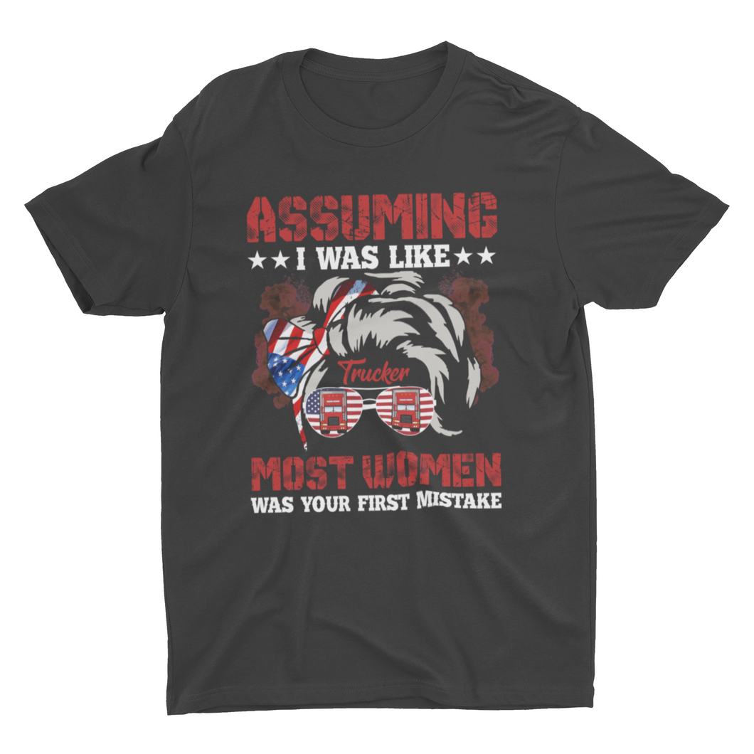 Sarcastic Woman Truck Driver Unisex Classic T-Shirt