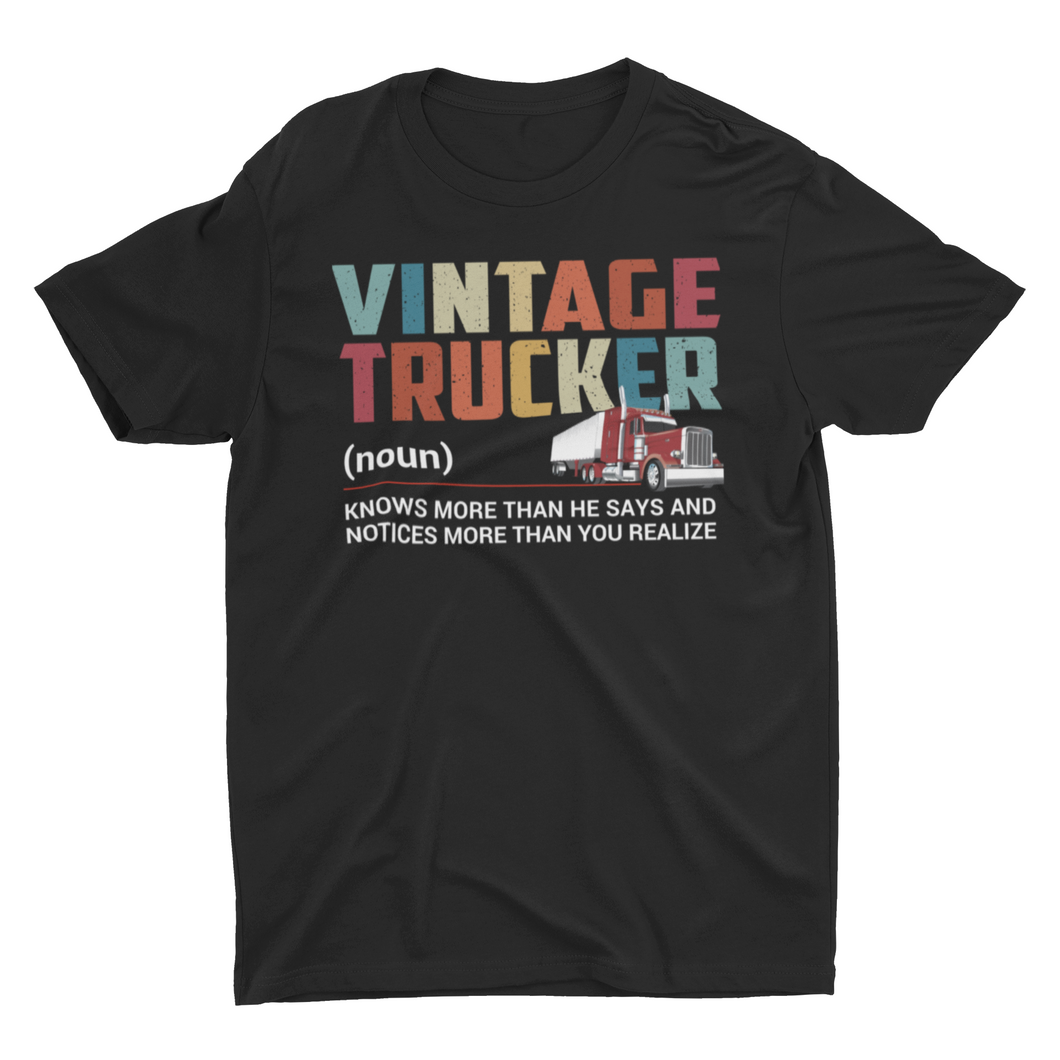 Vintage Trucker Defined Unisex Classic T-Shirt
