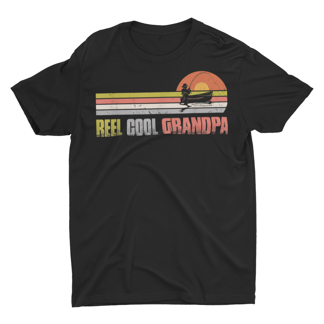 Reel Cool Grandpa Fishing Unisex T-Shirt