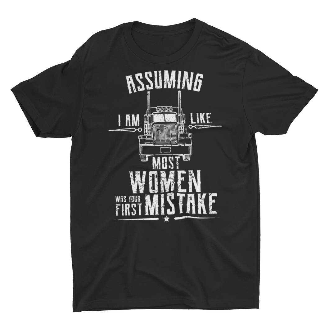 Woman Truck Driver Female Trucker Unisex T-Shirt