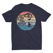 Load image into Gallery viewer, Eat, Sleep, Fish, Repeat Unisex T-Shirt
