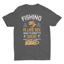 Load image into Gallery viewer, Fishing Is Great Sarcastic Fishing Saying Unisex T-Shirt
