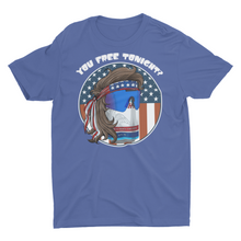 Load image into Gallery viewer, Patriotic You Free Tonight Mullet Beer American 4th of July Unisex T-Shirt

