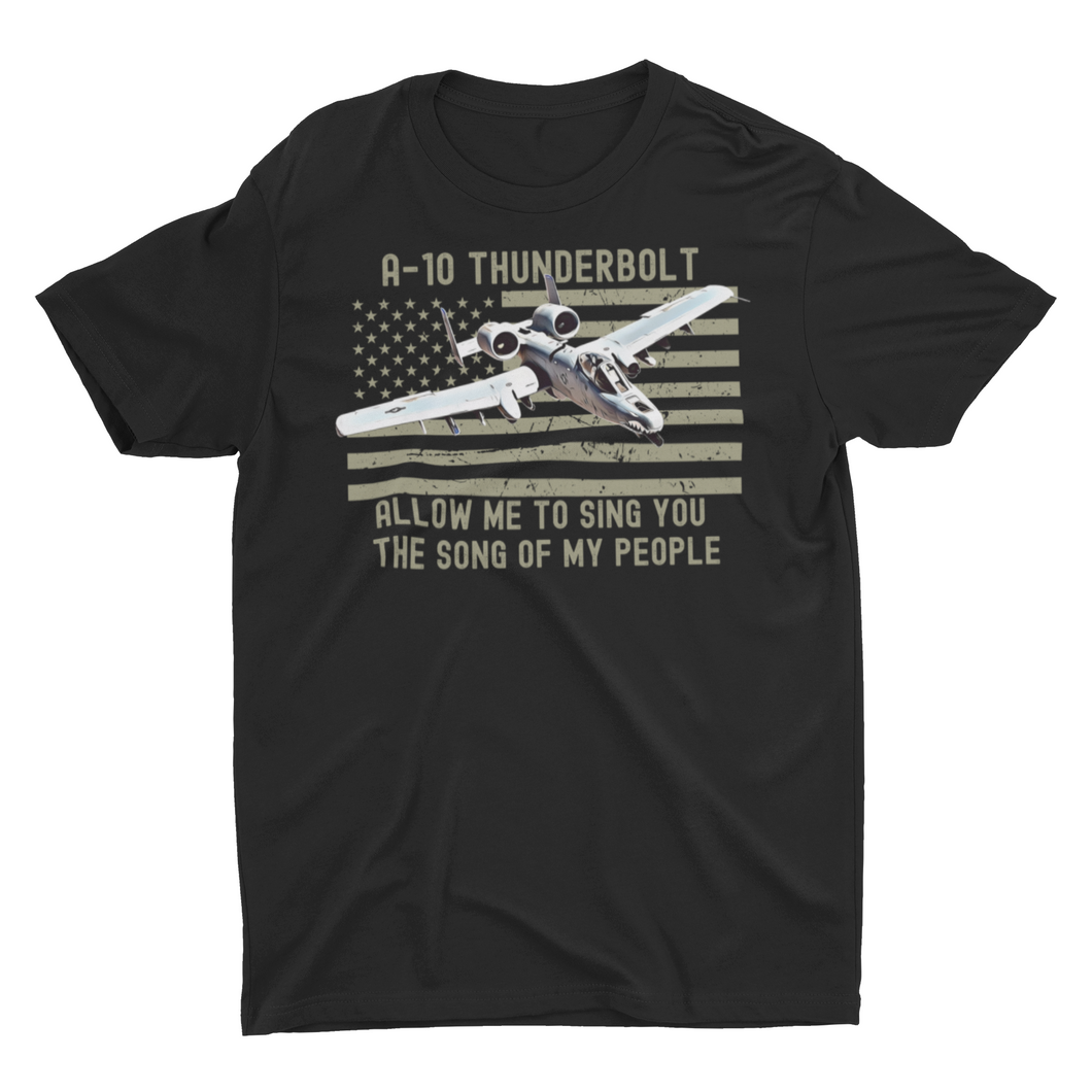 A-10 Warthog Military The Song Of My People Unisex T-Shirt
