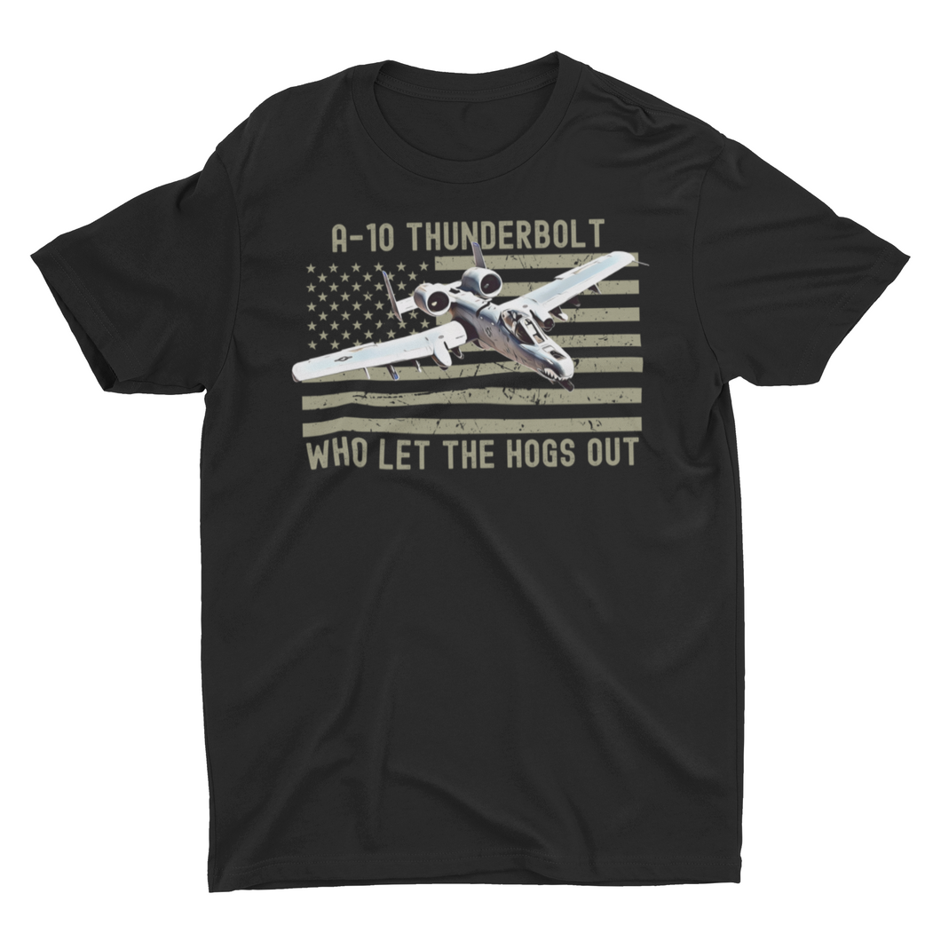 A10 Warthog Who Let The Hogs Out Brrrrt!  Unisex T-Shirt