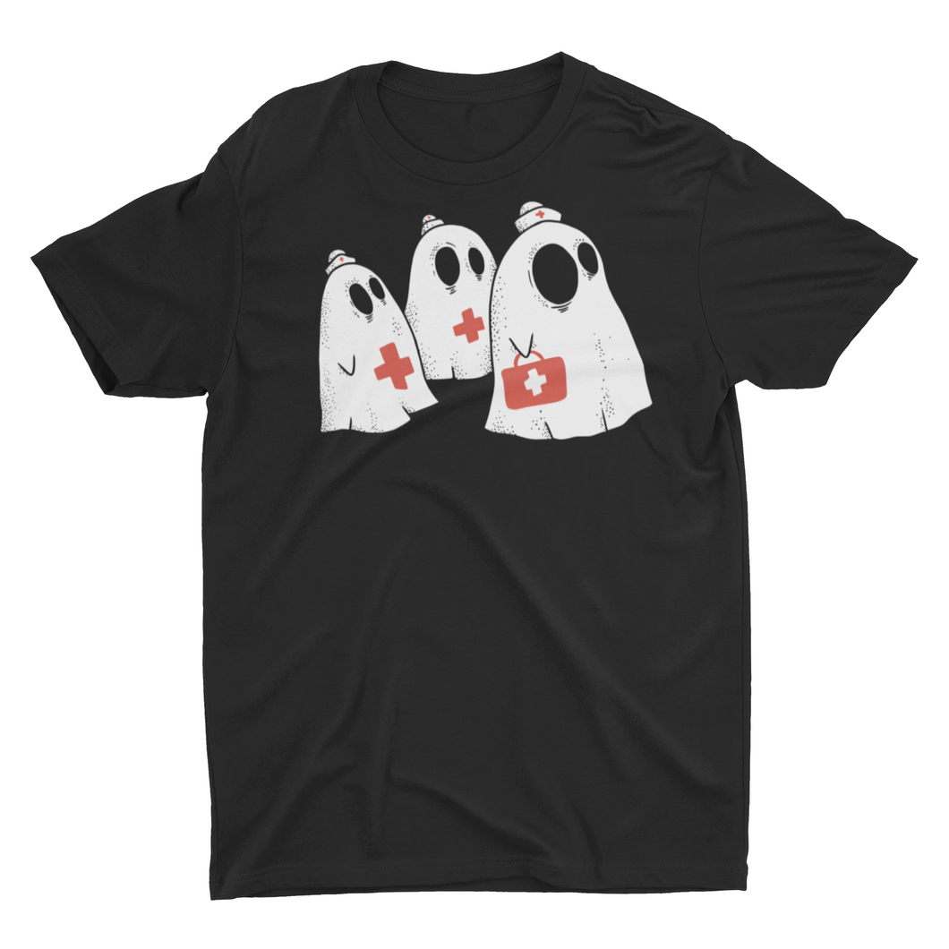 Nurse Halloween Ghost Unisex Classic T-Shirt