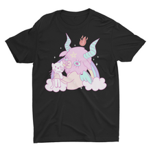 Load image into Gallery viewer, Pastel Goth Nu Goth Baby Baphomet Kawaii with Kitty Unisex T-Shirt
