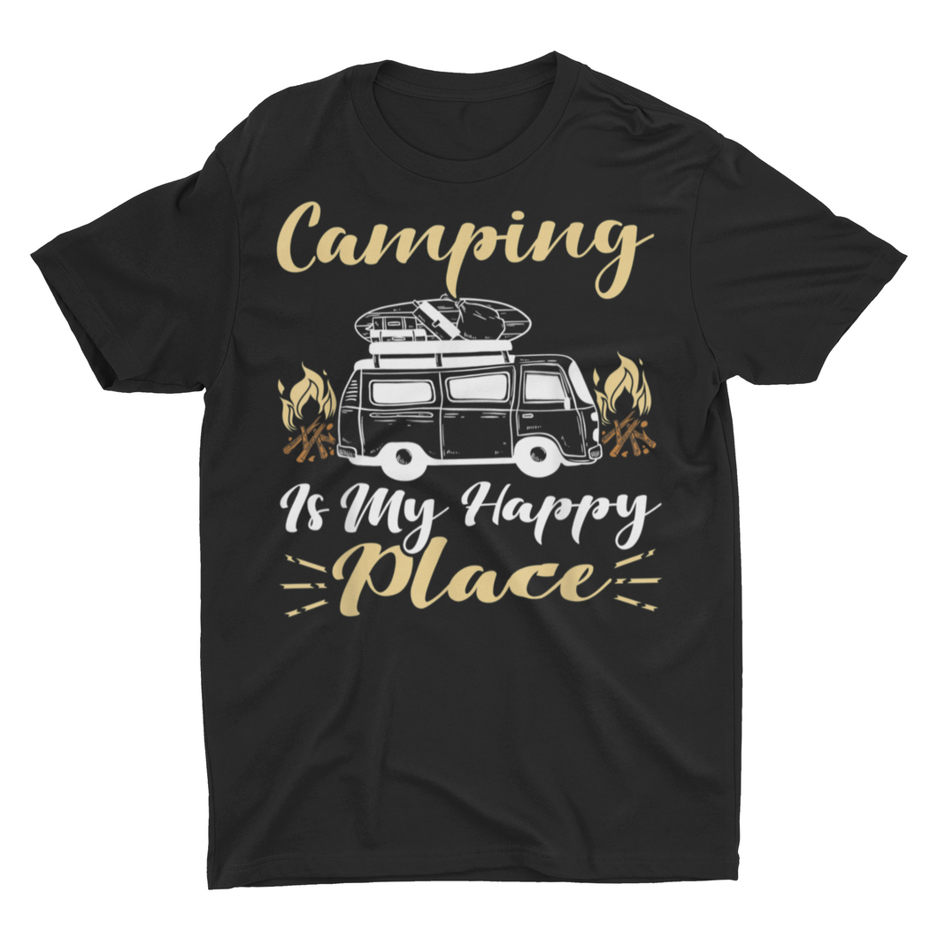 Camping Is My Happy Place Camping Shirt