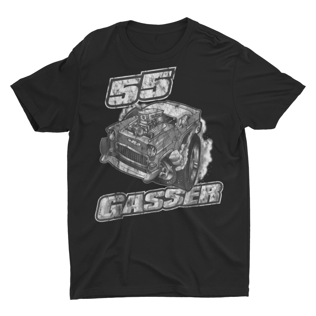 1955 Gasser Drag Racing Car Guy Shirt