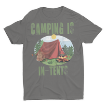 Load image into Gallery viewer, Distressed Camping in In - Tents Funny Camping Shirts

