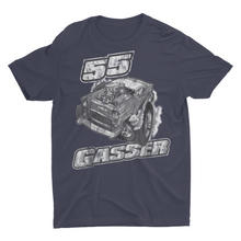 Load image into Gallery viewer, 1955 Gasser Drag Racing Car Guy Shirt
