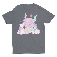 Load image into Gallery viewer, Pastel Goth Nu Goth Baby Baphomet Kawaii with Kitty Unisex T-Shirt
