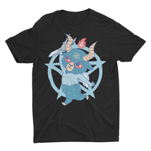 Load image into Gallery viewer, Pastel Goth Nu Goth Baby Baphomet Kawaii Air Plane Unisex T-Shirt

