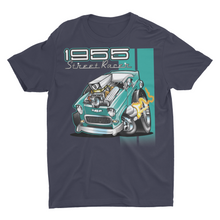 Load image into Gallery viewer, 1955 Street Racer Classic Car Guy Shirt
