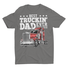 Load image into Gallery viewer, Best Trucking Dad Ever Truck Driver Shirt Trucking Gift
