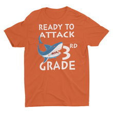 Load image into Gallery viewer, Back To School Ready To Attack 3rd Grade Shark Kids&#39; T-Shirt
