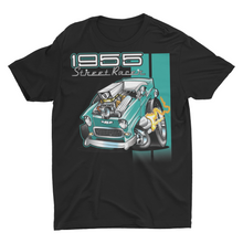 Load image into Gallery viewer, 1955 Street Racer Classic Car Guy Shirt

