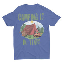 Load image into Gallery viewer, Distressed Camping in In - Tents Funny Camping Shirts
