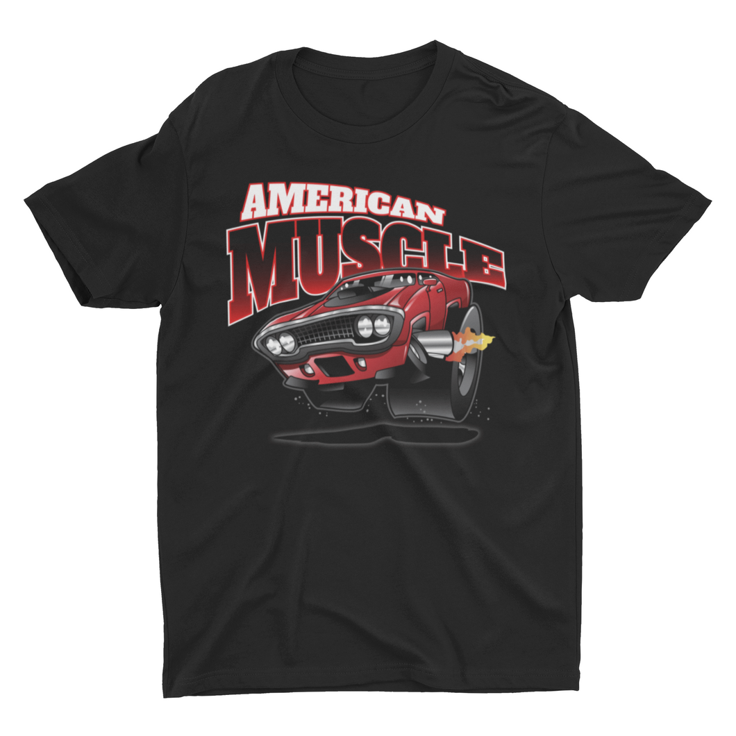 American Muscle Car Guy Shirts