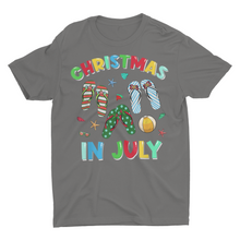 Load image into Gallery viewer, Christmas In July Beach Shirt Unisex Classic T-Shirt
