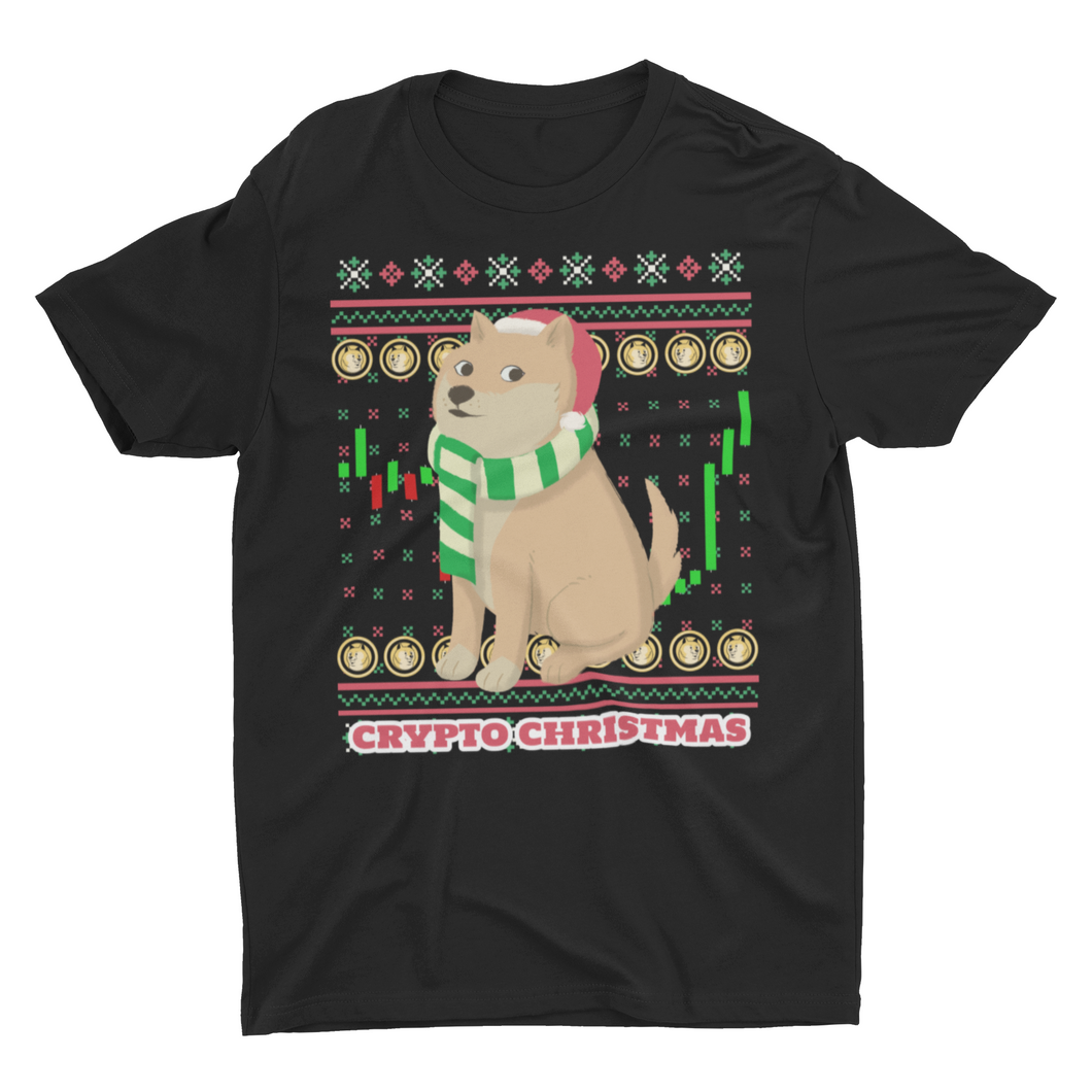 Doge Crypto Christmas Ugly Christmas Sweater T-Shirt