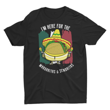 Load image into Gallery viewer, Mexican Taco Cinco De Mayo Margaritas and Senoritas Unisex Classic T-Shirt
