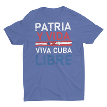 Load image into Gallery viewer, patria y vida viva cuba libre Free Cuba Shirt
