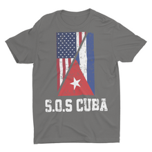 Load image into Gallery viewer, S.O.S Cuba Cuban American Flag, Cuba, Patria y Vida
