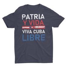 Load image into Gallery viewer, patria y vida viva cuba libre Free Cuba Shirt
