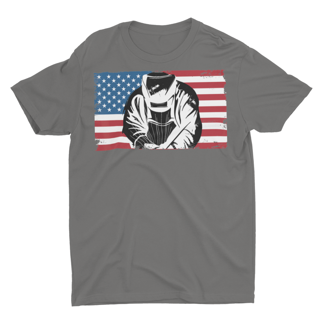 American Flag Welding Welder Shirts