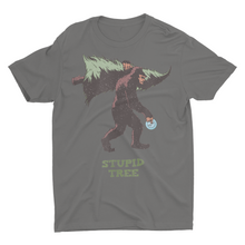 Load image into Gallery viewer, Funny Bigfoot Big Foot Disc Golf Stupid Tree Shirt
