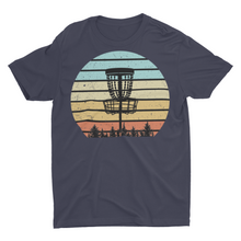 Load image into Gallery viewer, Retro Style Disc Golf Goal Unisex Classic T-Shirt
