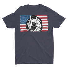 Load image into Gallery viewer, American Flag Welding Welder Shirts

