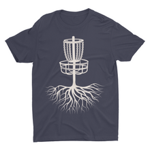 Load image into Gallery viewer, Rooted Disc Golf Basket Target Goal Roots Shirt
