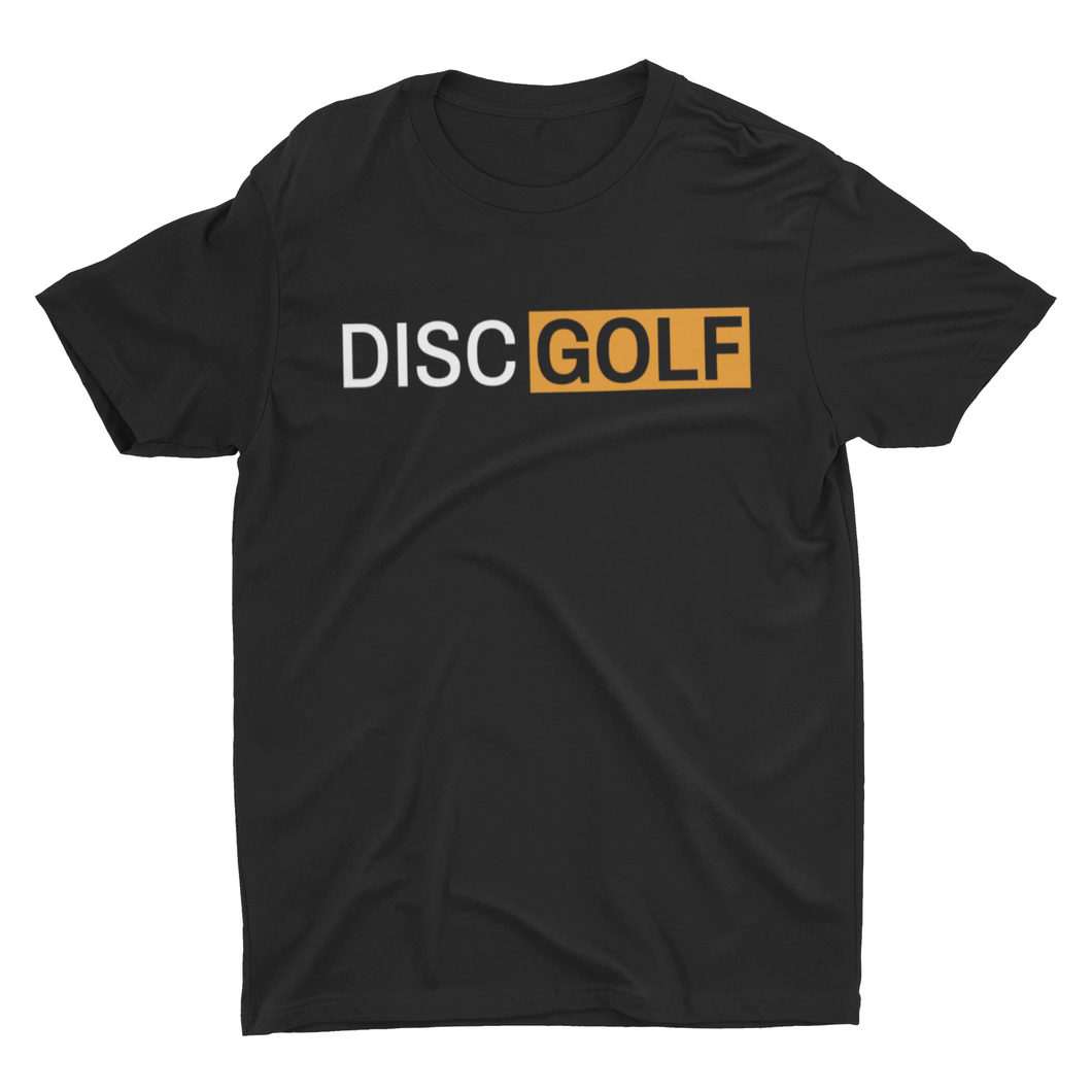 Funny Disc Golf Adult Logo Shirt