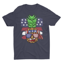 Load image into Gallery viewer, Patriotic American Freedom Pineapple Unisex Classic T-Shirt
