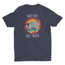 Load image into Gallery viewer, Skate Fast, Eat Trash Cute Opossum Meme Unisex Classic T-Shirt
