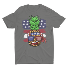 Load image into Gallery viewer, Patriotic American Freedom Pineapple Unisex Classic T-Shirt
