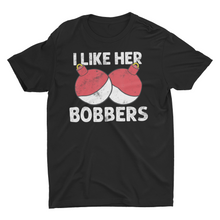 Load image into Gallery viewer, I Like Her Bobbers Funny Fishing Shirt
