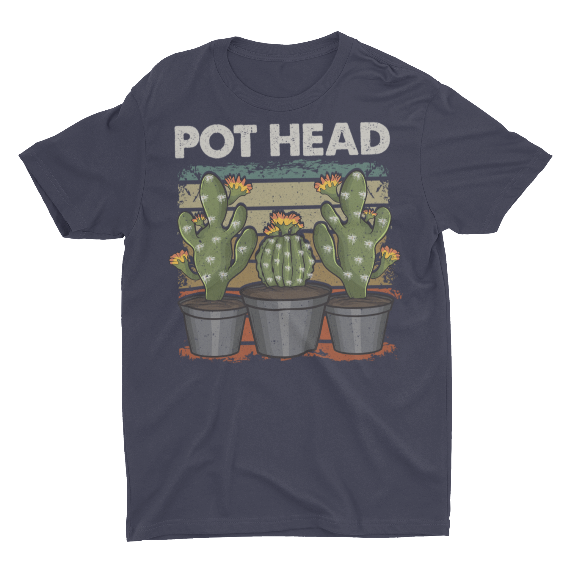pothead plant shirt Funny Potted Plants Cacti Pot Head Unisex Shirt – E.G. Supplies, LLC