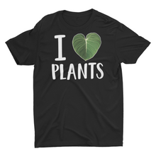 Load image into Gallery viewer, I Love Heart Plants House Plant Lover Unisex T-Shirt

