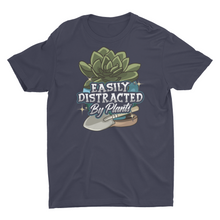 Load image into Gallery viewer, Easily Distracted By Plants Gardening Shirt Cute Gift
