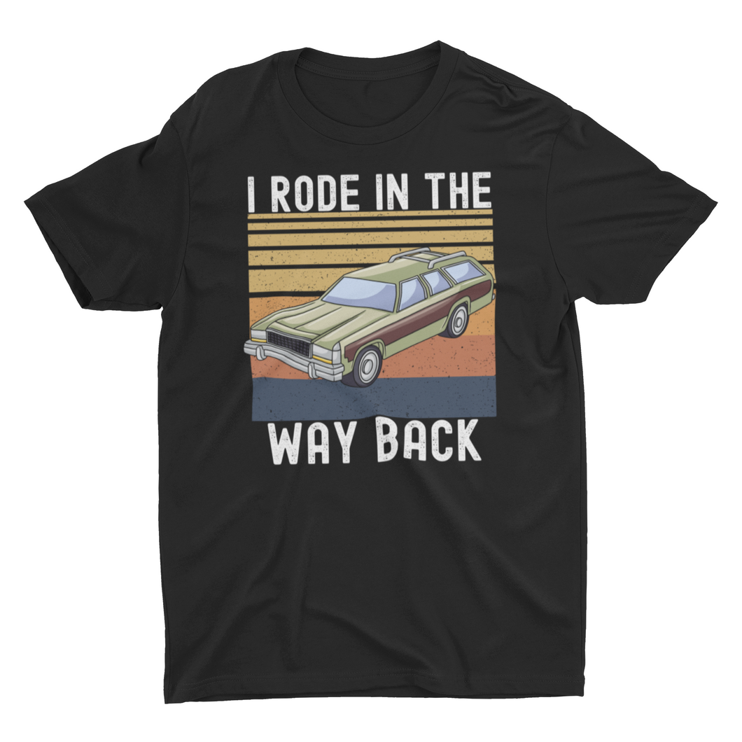I Rode In The Way Back Retro Station Wagon Unisex Classic T-Shirt
